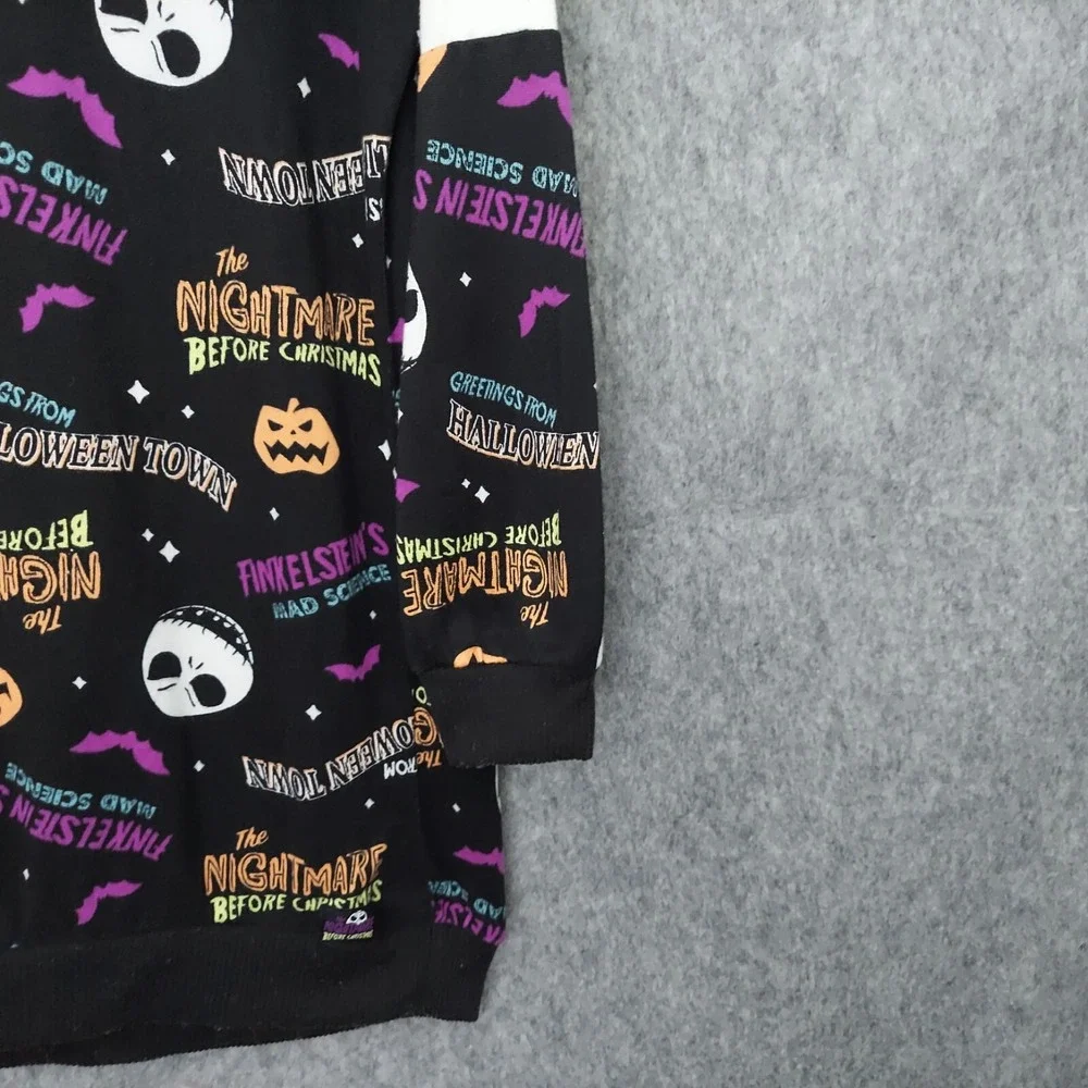 Disney‎ Women Pajama Dress S Nightmare Before Christmas Sweater Long Sleeve Jack - Picture 4 of 10